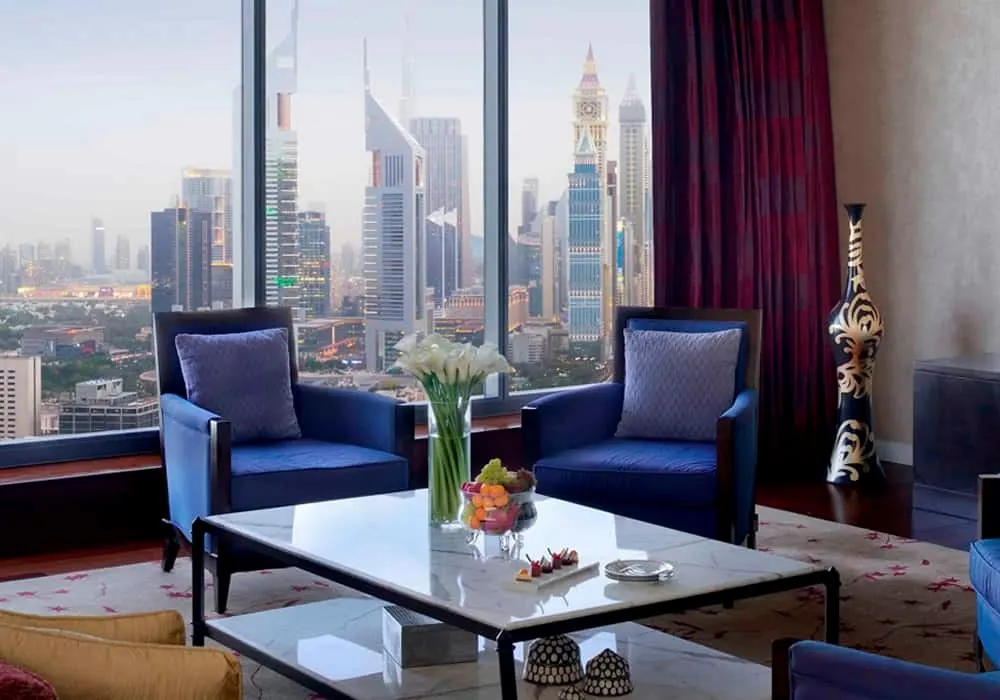 Dubai apartment with breathtaking cityscape views