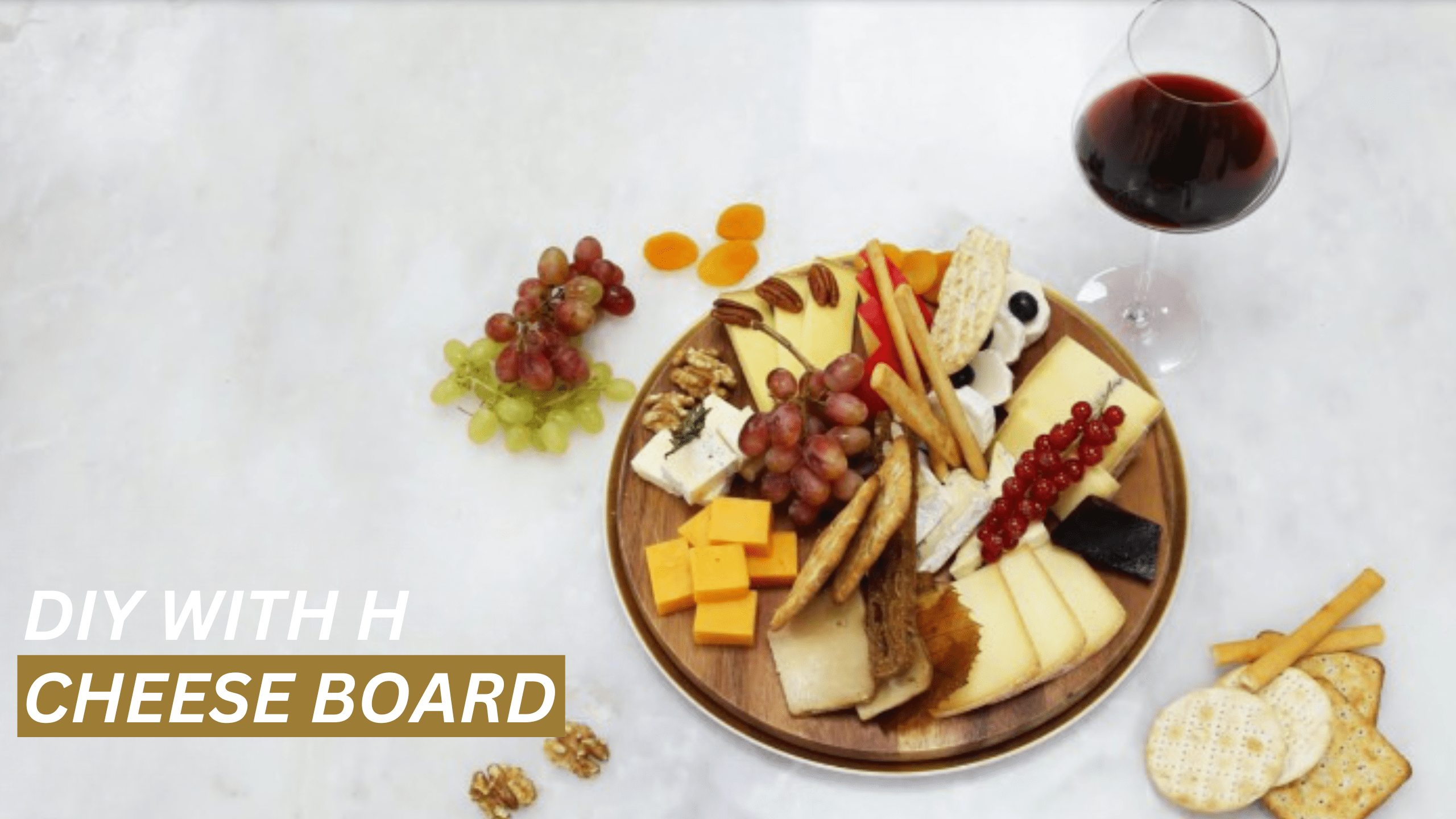 DIY with H I How to make an impressive Cheese Board