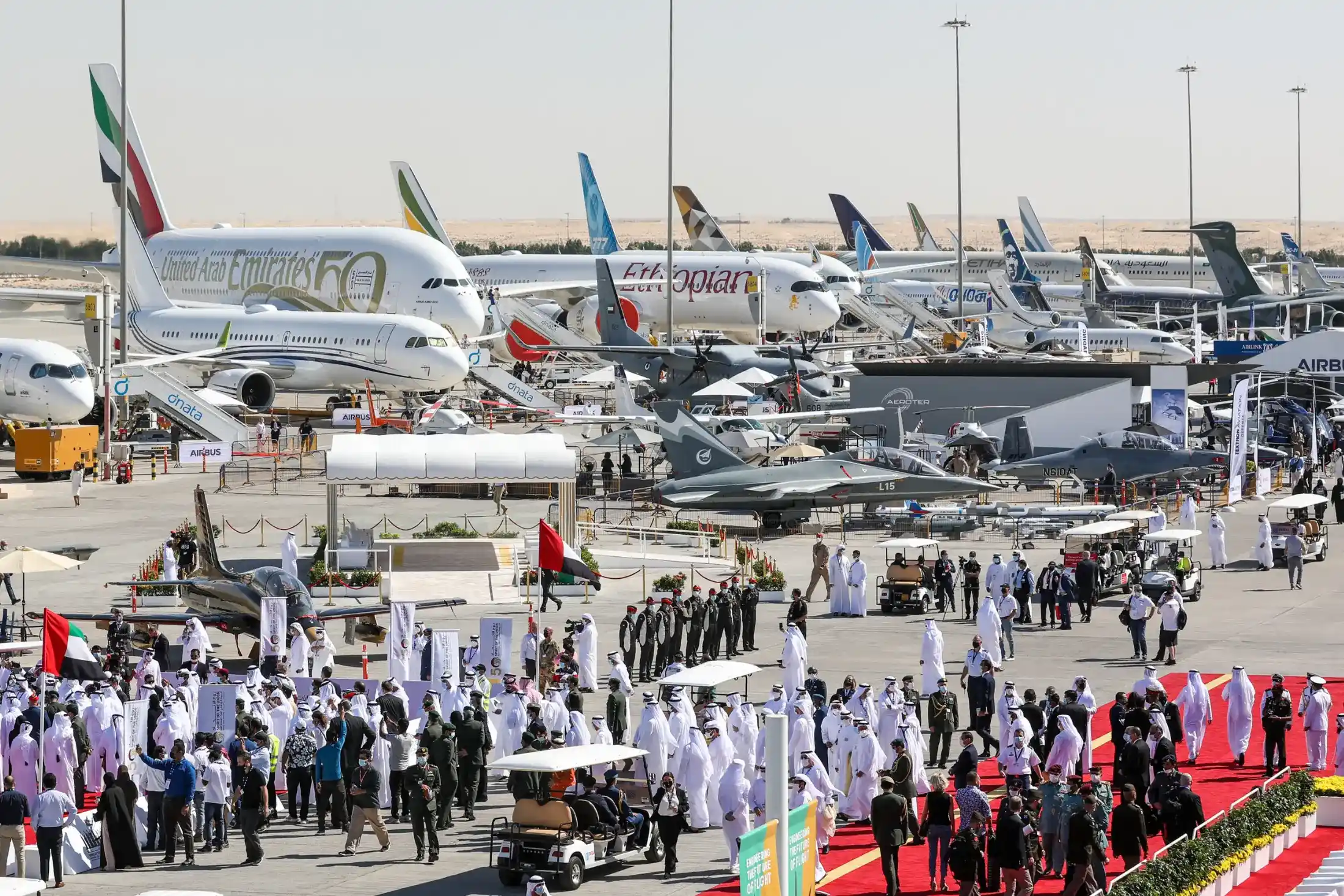 Dubai Airshow Outdoor Display