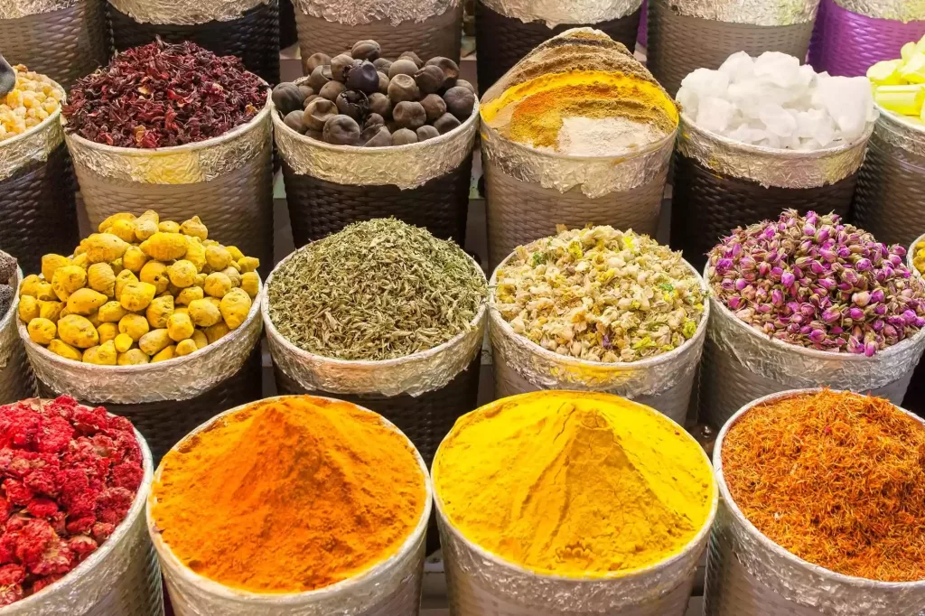 Spices commonly used in Dubai Cuisine